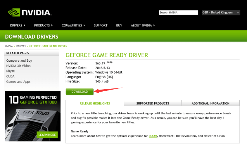 How To Update Nvidia Hd Audio Drivers For Windows 10 à Nvidia Geforce Drivers