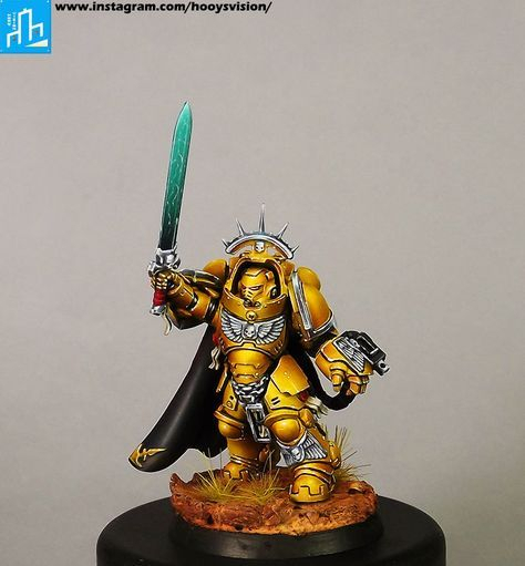 Imperial Fists Primaris Marine Captain In Gravis Armor Nmm encequiconcerne Imperial Fists Captain