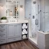 Interior Design Ideas | Bathroom Remodel Master, Farmhouse avec Arizona Tile H Line Subway Tile