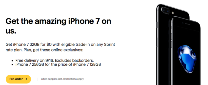 Iphone 7 For Free When You Trade In Iphone 6 (Verizon, At tout Sprint Trade In