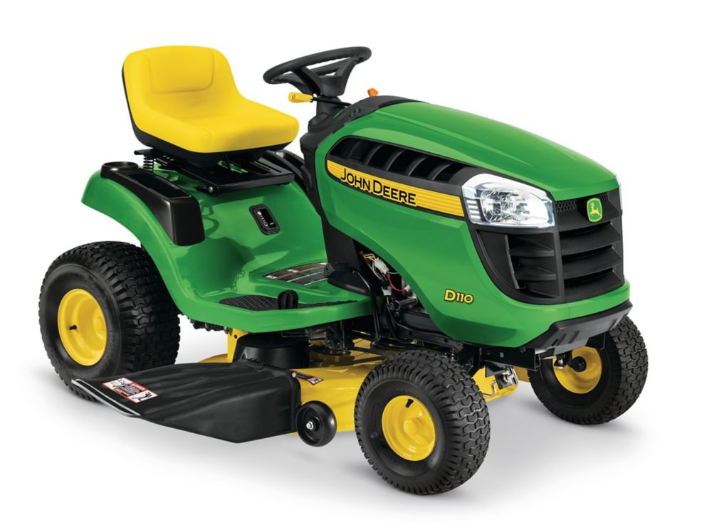 John Deere D110 42-Inch 19-Hp Hydrostatic Front-Engine dedans Home Depot Lawn Mowers