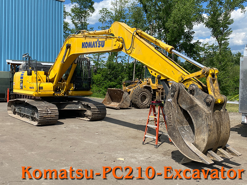 Komatsu-Pc210-Excavator || Lubrication Technologies serapportantà Komatsu Pc210 Tracked Excavator