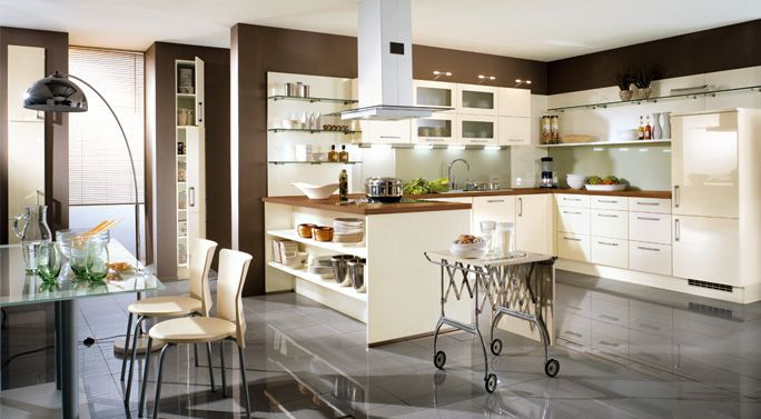 Kutchenhaus, Uno - Cream High Gloss | Kitchen Door Designs concernant Cream Gloss Kitchen Ideas