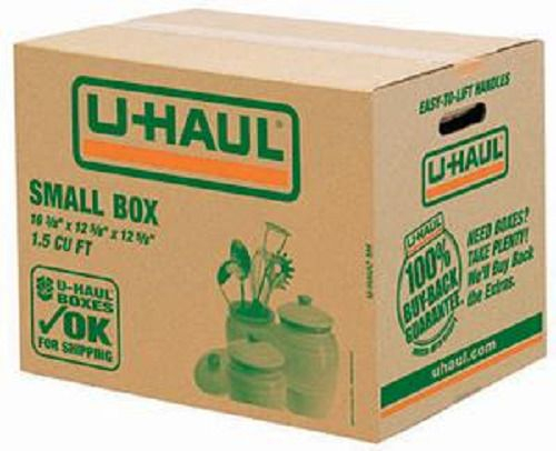 Lot X11 Small U-Haul Moving Boxes 16-3/8&quot; X 12-5/8&quot; X 12-5 avec U Haul Shipping Supplies