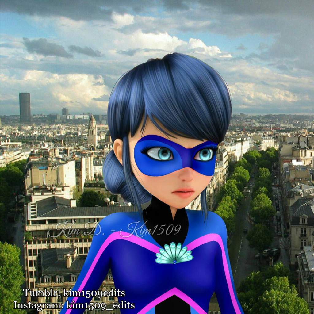 Marinette As Peacock [New Version] (By Kim1509 pour Miraculous Marinette
