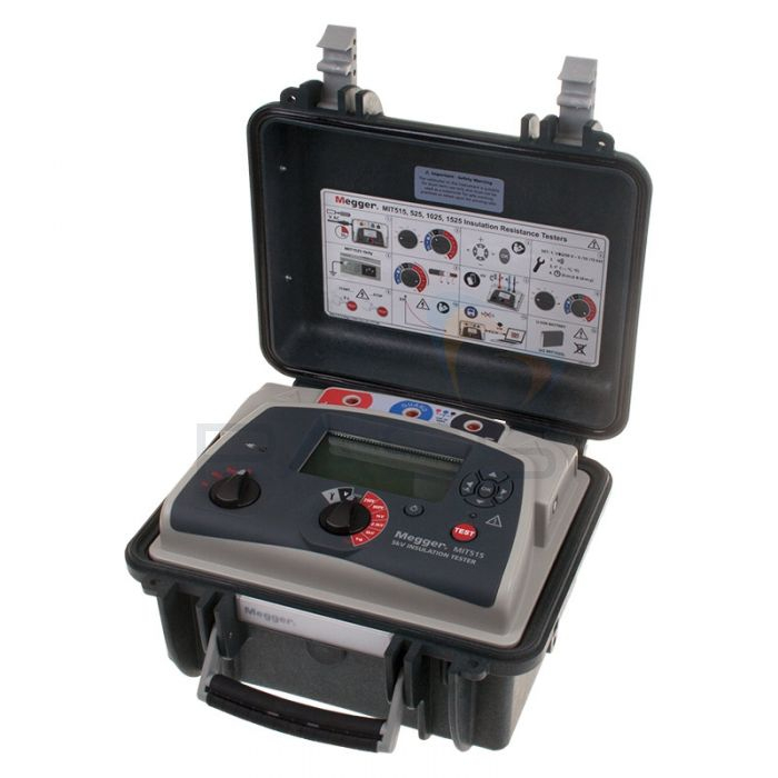 Megger Mit515-Tc-Uk Insulation Tester (5Kv) With Transport avec Megger 5Kv Insulation Tester