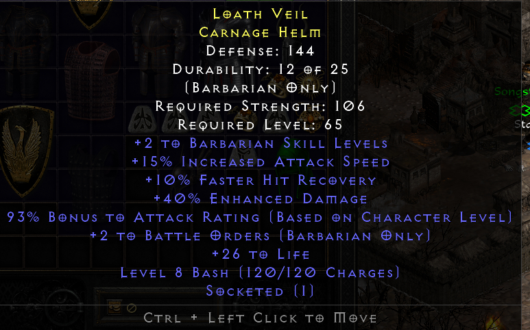 Melee Armors Ft !! - Topic - D2Jsp dedans Toothrow D2