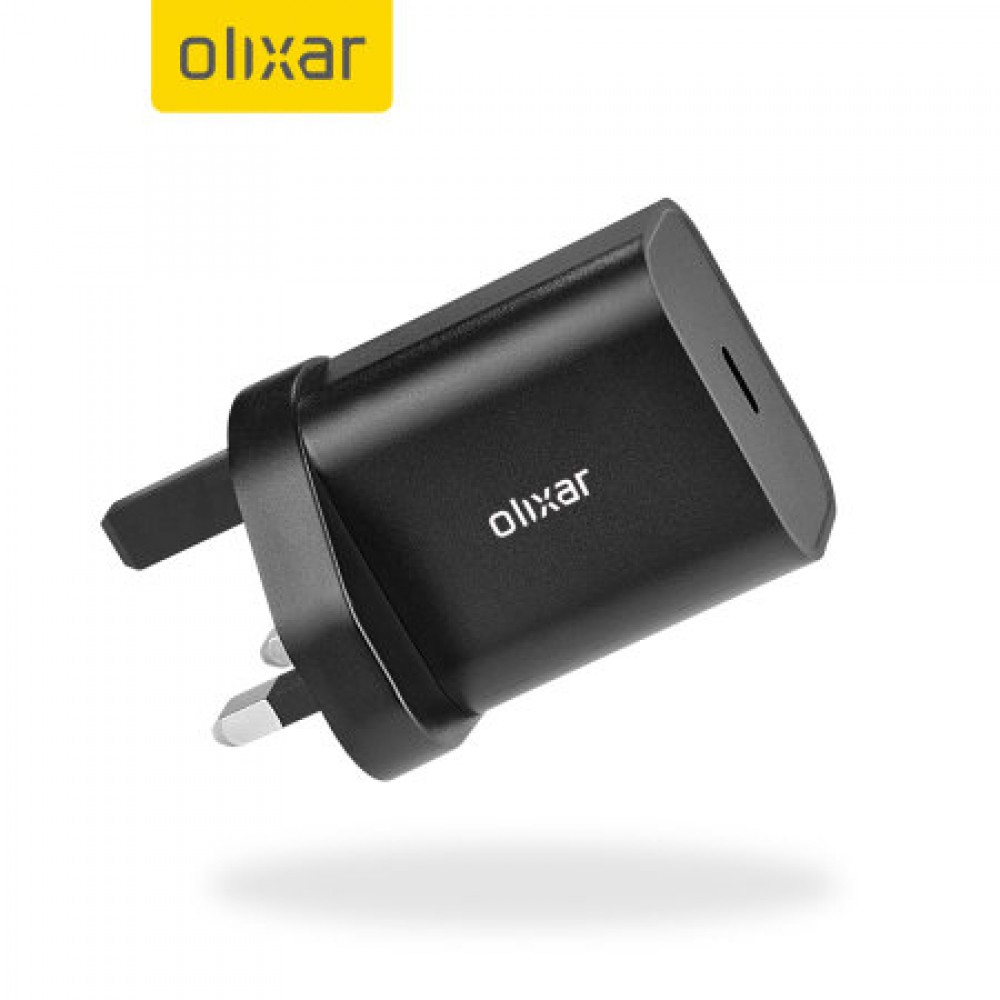 Olixar Power Delivery 18W Single Usb-C Wall Charger - Uk pour Olixar