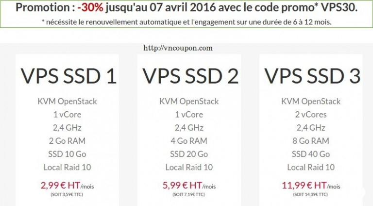Ovh Ssd Vps - 30% Off 2Gb Ram/ Kvm From €25/Year concernant Ovh Vps