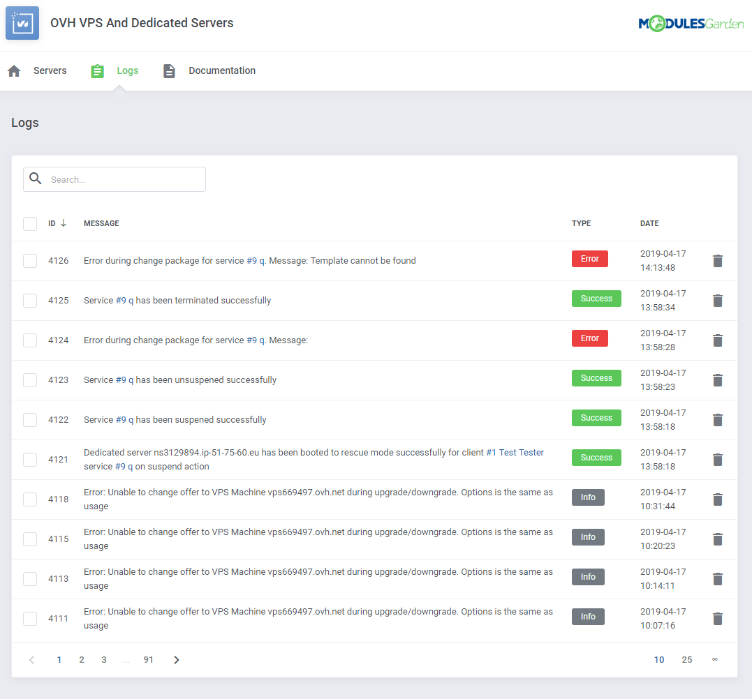 Ovh Vps &amp;amp; Dedicated Servers For Whmcs - Modulesgarden Wiki concernant Ovh Vps