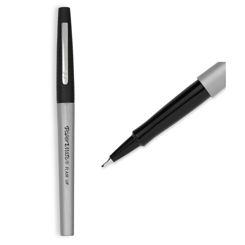 Papermate Flair Ultra Fine Pen Black | Ebay concernant Papermate Flair Pens