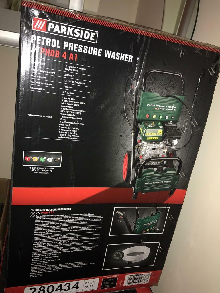 Parkside Petrol Pressure Washer From Germany | In East End pour Parkside Pressure Washer