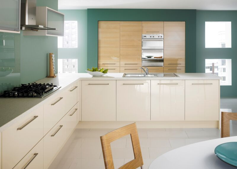 Pin By Sparkworld Ltd On Kitchens | Kitchen Inspirations tout Cream Gloss Kitchen Ideas
