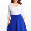 Plus Size Quilted Skater Skirt | Fashion To Figure | Skirt destiné Plus Size Skater Skirt