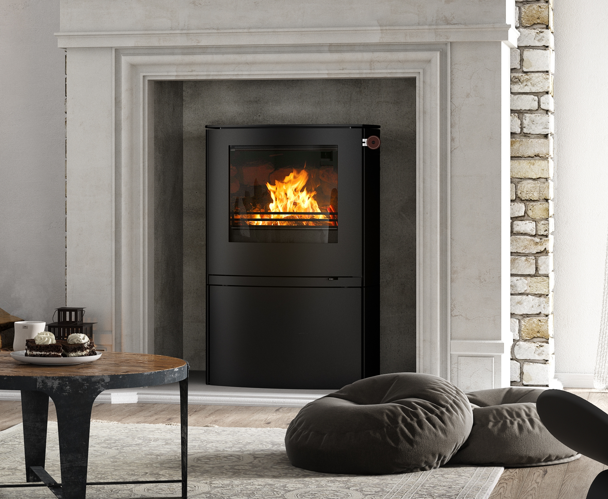 Rais Q-Tee C Wood Burning Stove - Mazzeo&amp;#039;S Stoves &amp;amp; Fireplaces destiné Rais Stoves