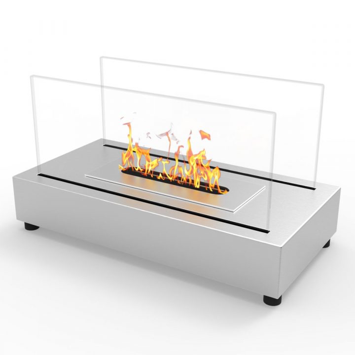 Regal Flame Et7010Ss Avon Tabletop Bio Ethanol Fireplace intérieur Ethanol Tabletop Fireplace