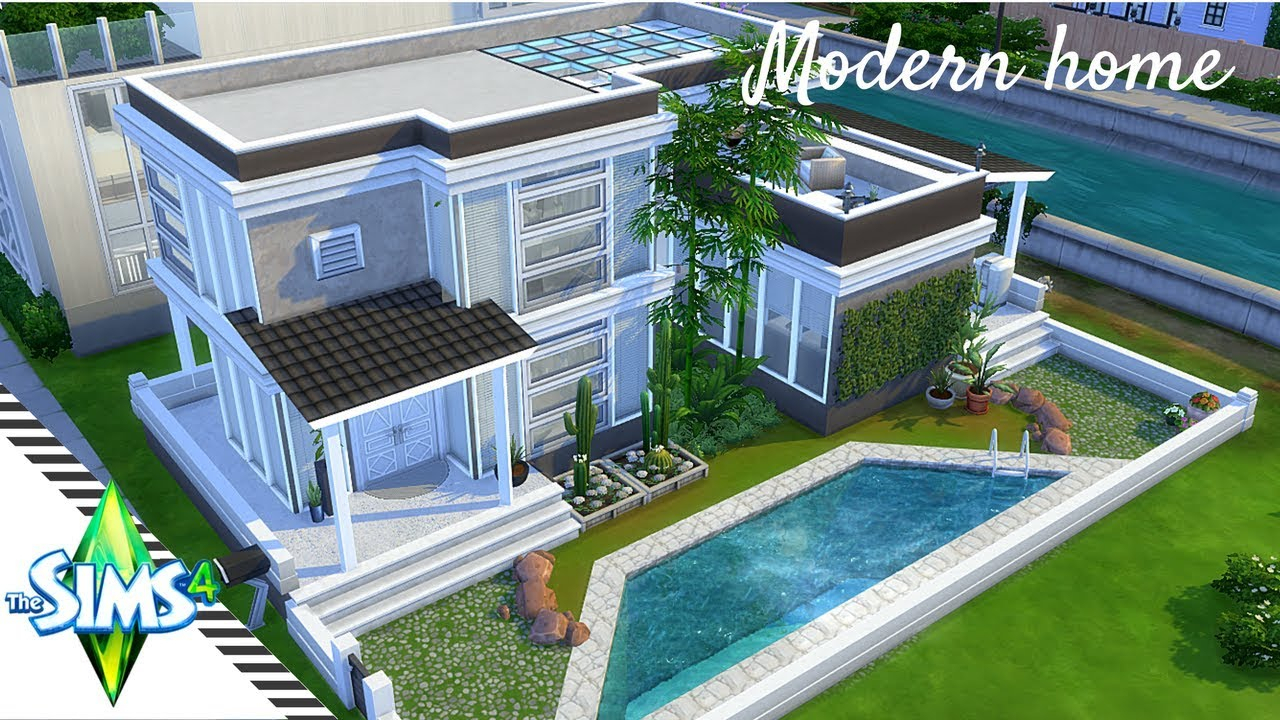 Sims 4 Modern House Ideas - Modern House serapportantà Sims 4 House Ideas