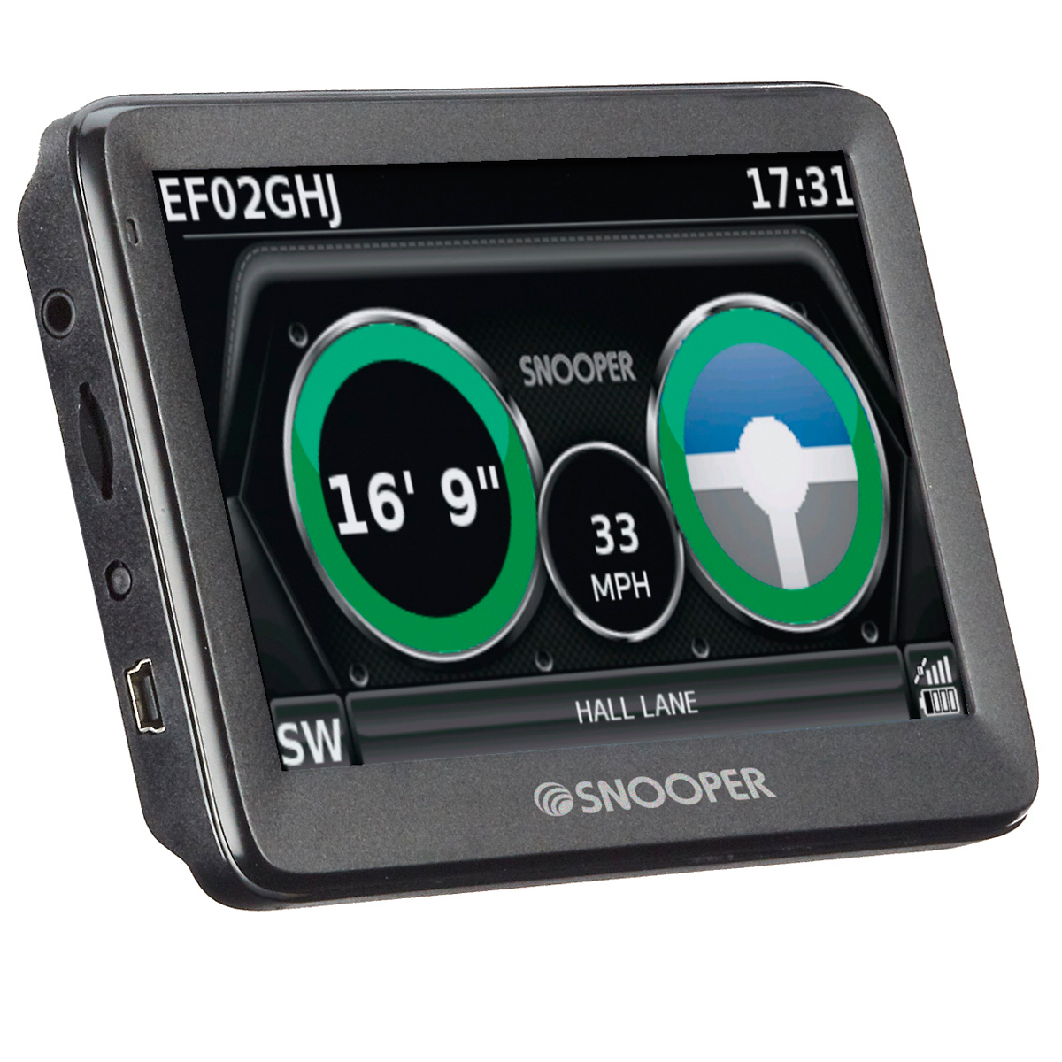 Snooper Bridge Saver Alert System (S5100-Bridge) dedans Snooper Sat Nav