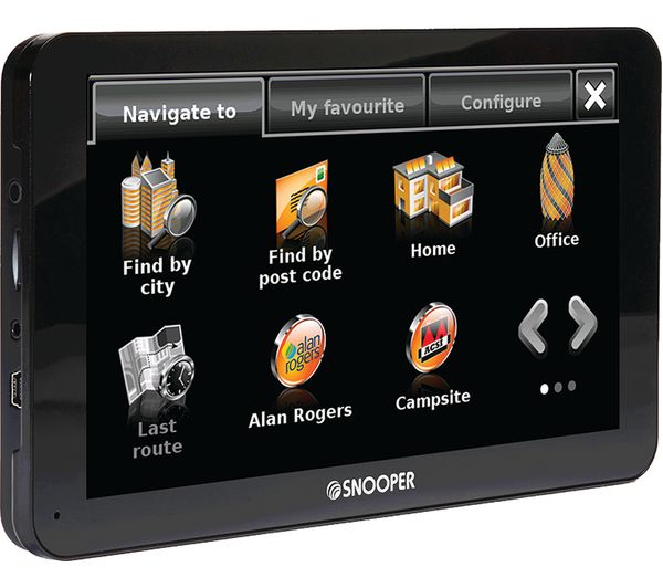 Snooper Truckmate S6810 Hgv 7&amp;quot; Sat Nav With Case - Full à Snooper Sat Nav