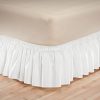 Solid Wrap Around Elastic Bed Skirt - Miles Kimball intérieur Wrap Around Bed Skirt