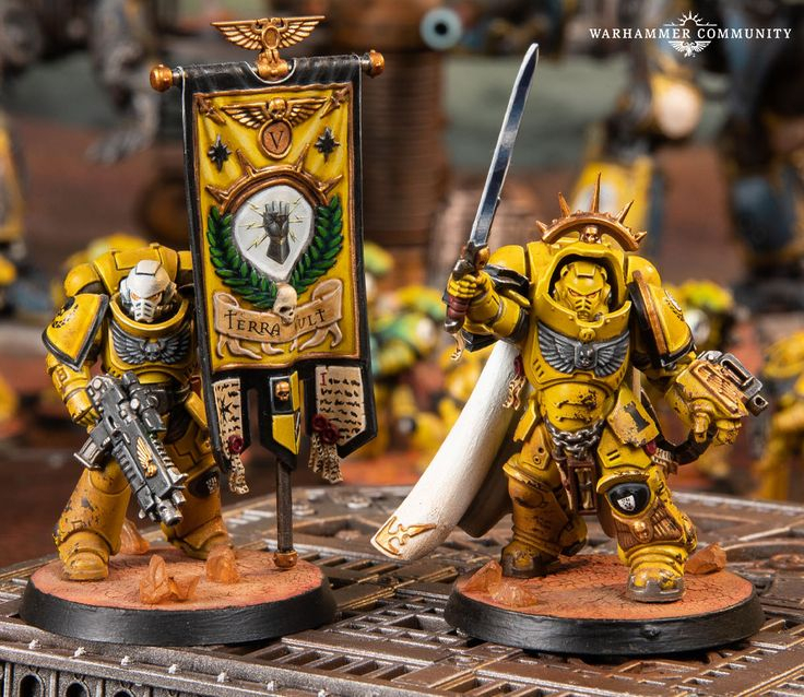Space Marines Showcase: Darcy'S Imperial Fists - Warhammer tout Imperial Fist Codex