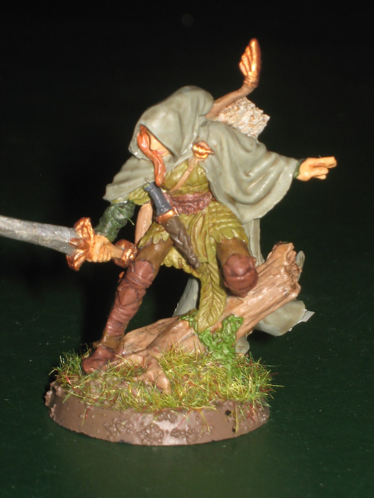 The Miniatures Man: Nienna, Female Elf Ranger In 28 Mm By avec Elf Ranger Miniature