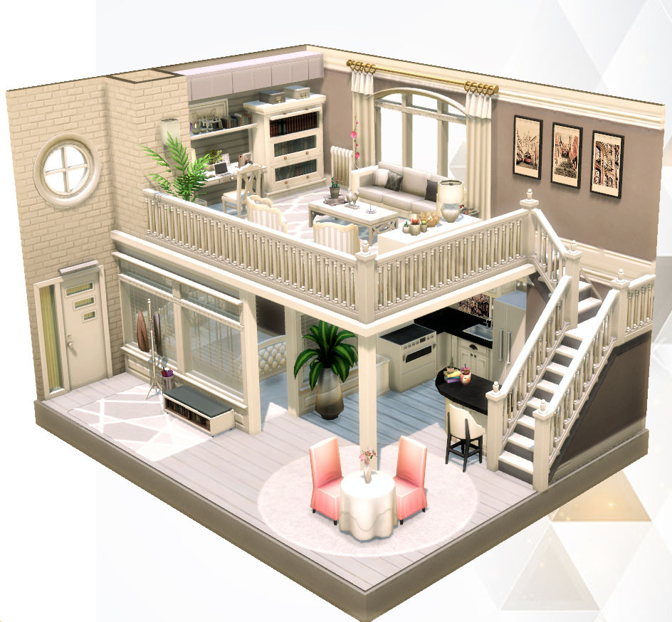 The Sims 4 Creations By Agathea | Sims 4 House Plans, Sims avec Sims 4 House Ideas