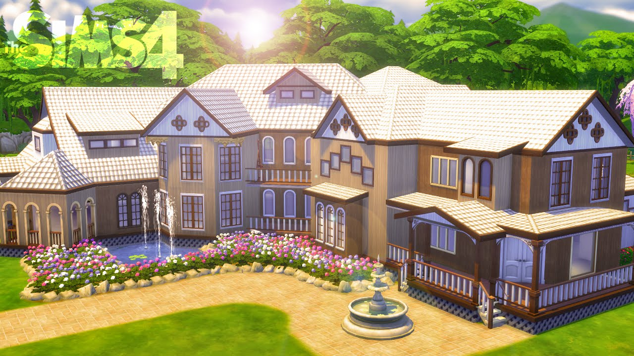 The Sims 4: House Building - &amp;quot;Kaleidoscope&amp;quot; With pour Sims 4 House Ideas