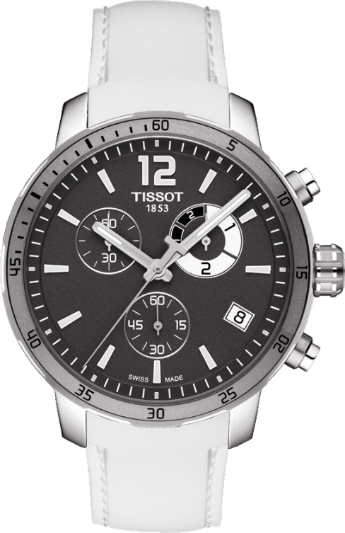 Tissot Quickster T095.449.17.067.00 White Rubber tout Tissot