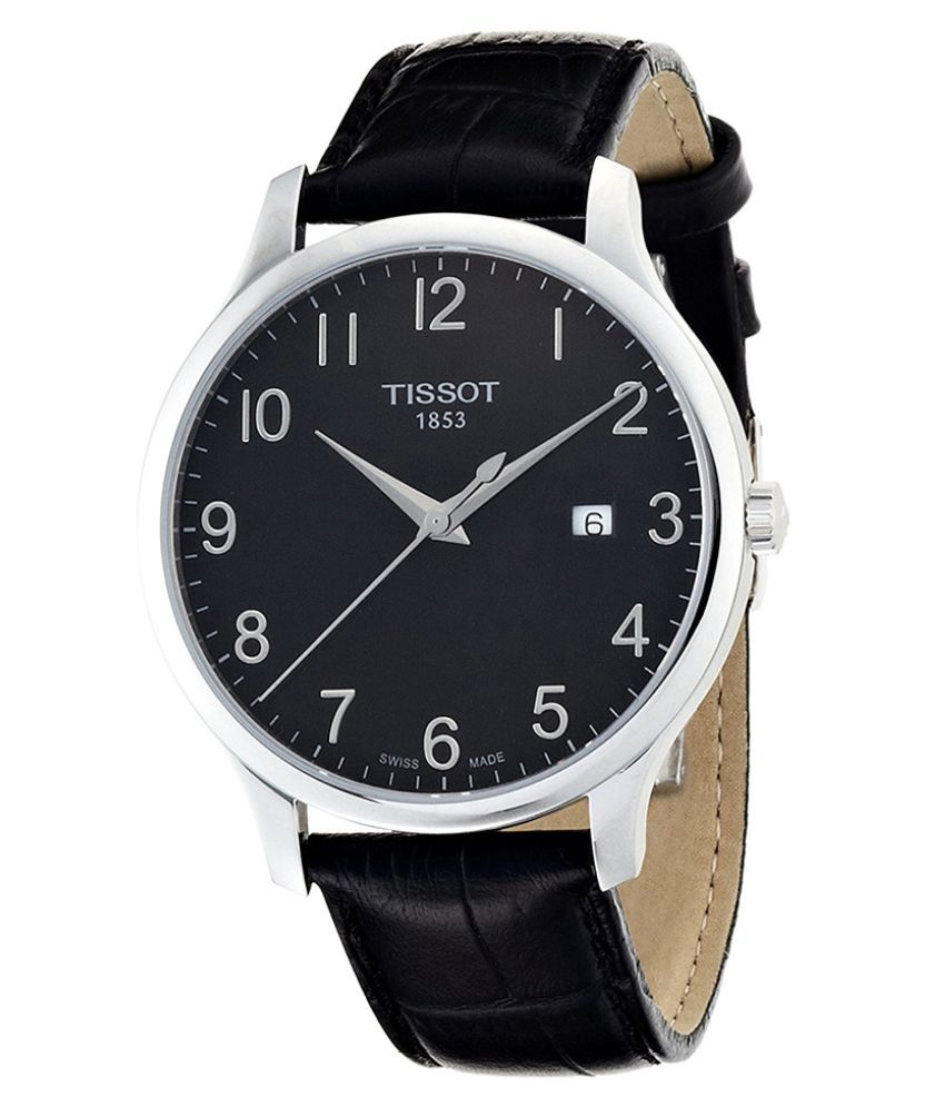 Tissot T-Classic Tradition Black Dial Men&amp;#039;S Watch T063.610 destiné Tissot T Classic