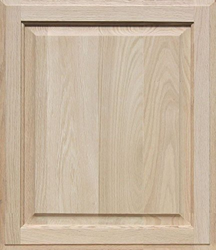 Unfinished Oak Cabinet Door, Square With Raised Panel By pour Unfinished Cabinet Doors
