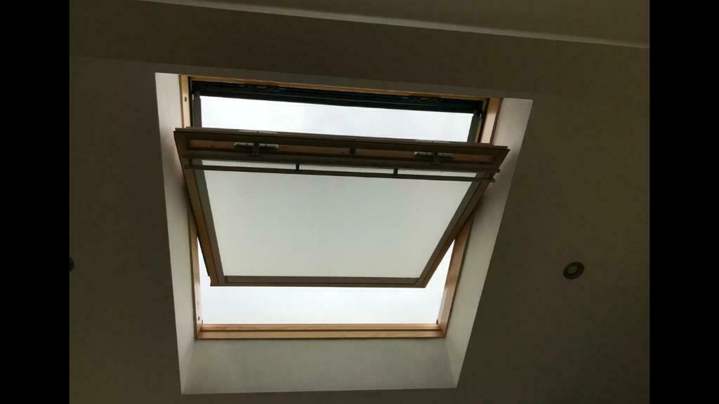 Velux Window With Solar Blinds Remote Controlled. | In avec Velux Solar Powered Blinds