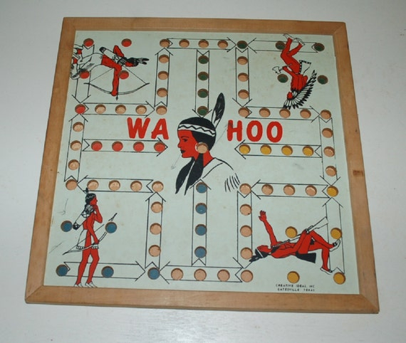 Wahoo Indian Princess Game Board tout Wahoo (Board Game)