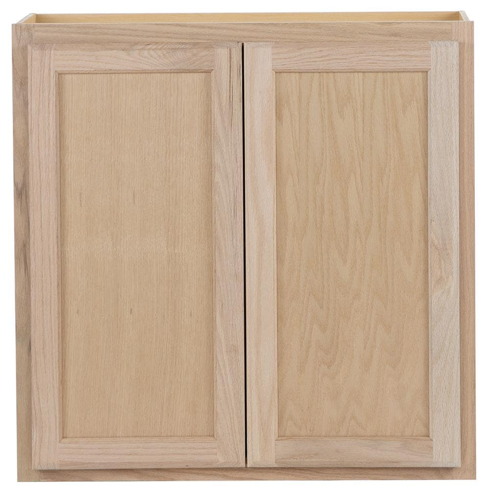 Wall Unfinished Kitchen Cabinets At Lowes tout Unfinished Cabinet Doors