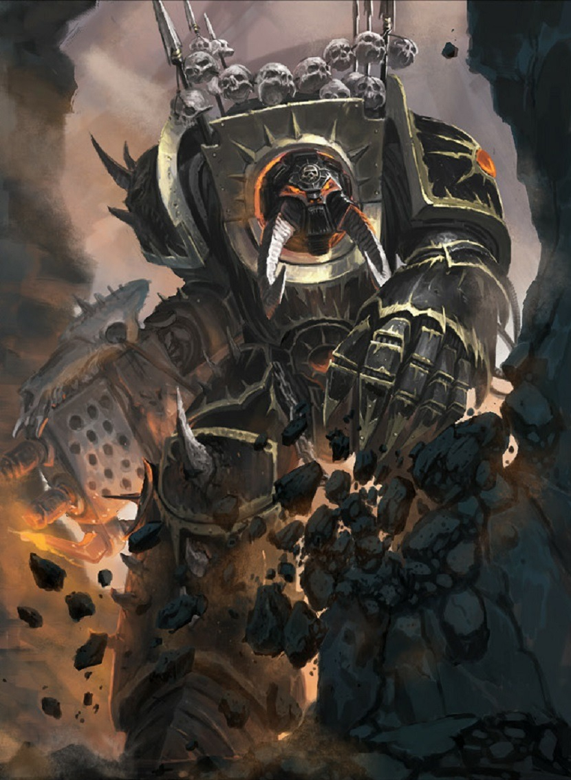 Warhammer 40K Artwork — Chaos Terminator By Kevin Chin intérieur 40K Terminators