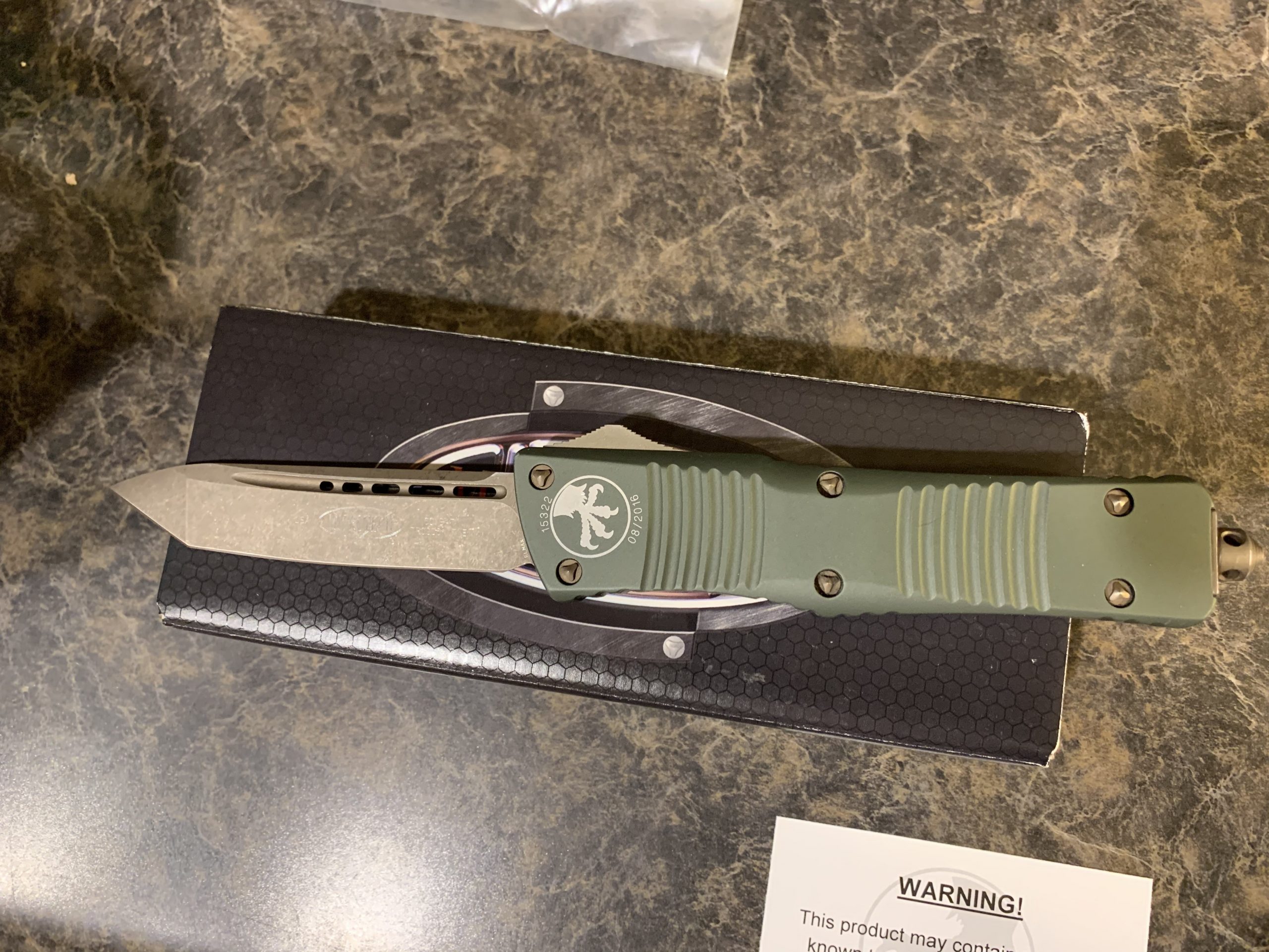 Wtt Microtech Combat Troodon In Od Green Apocalyptic encequiconcerne Microtech Combat Troodon