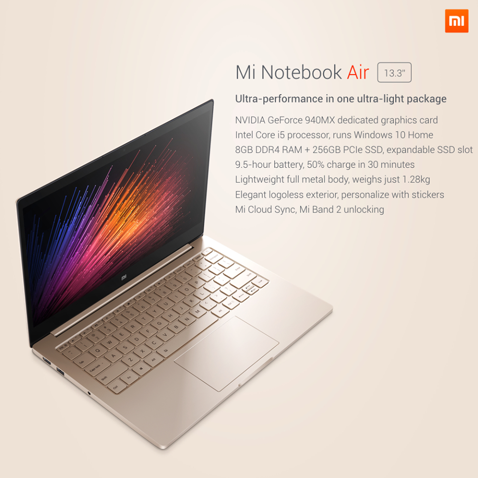 Xiaomi Takes On Apple With Powerful New Mi Notebook Air à Mi Notebook