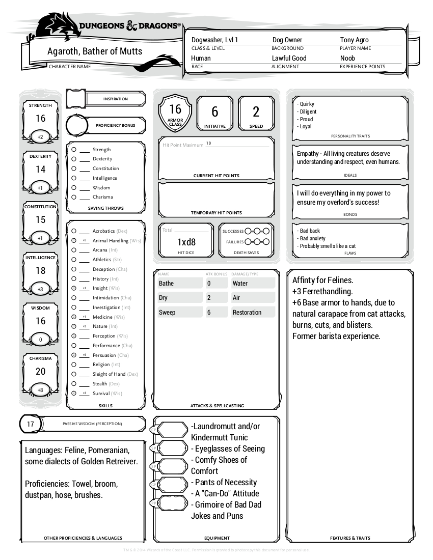 5E Character Sheet Pdf Reddit serapportantà D&amp;amp;amp;D 5E Character Sheet Pdf Download