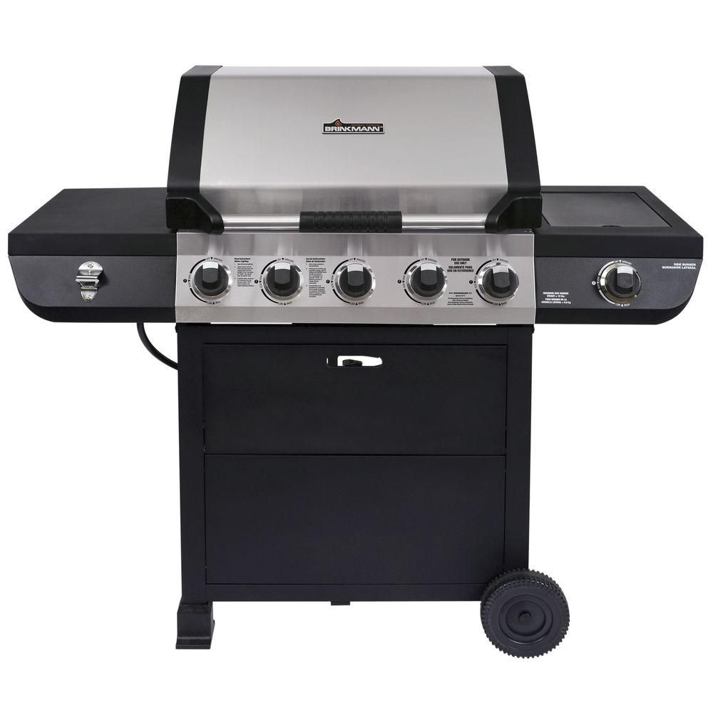 Brinkmann 5-Burner Propane Gas Grill-810-2511-S At The avec Home Depot Gas Grill