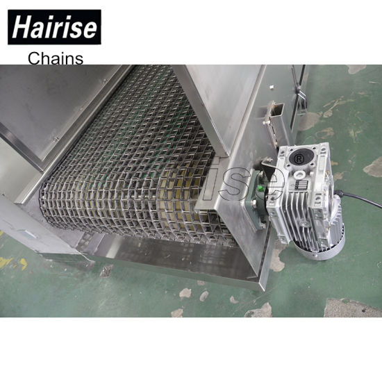 China Hairise Cooling Wire Mesh Stainless Steel Belt à Stainless Steel Metal Chain Plate Conveyor Belt Manufacturer