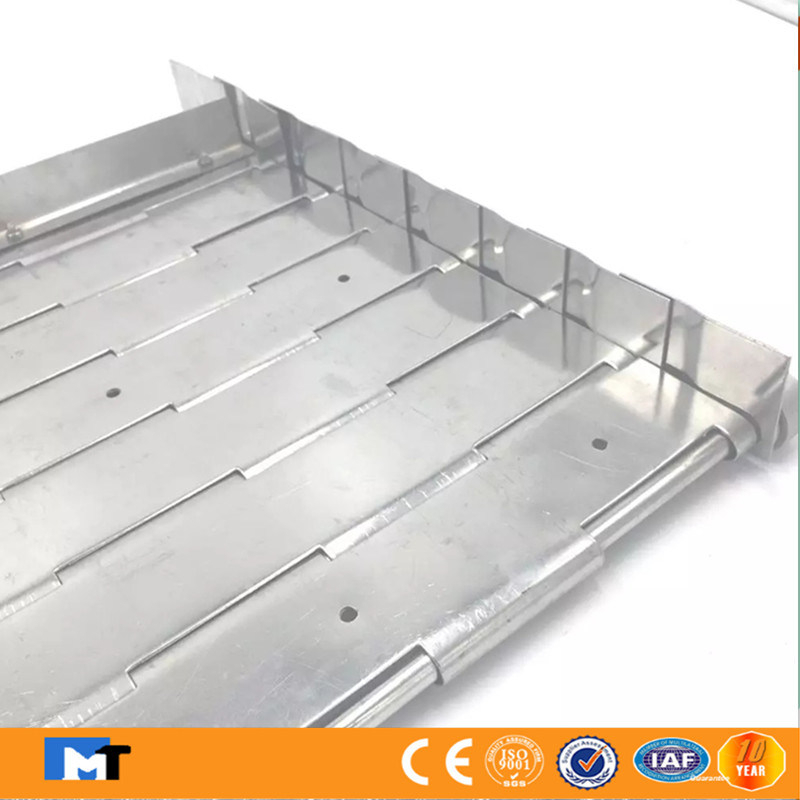 China Plate Link / Hinged Slats Conveyor Belt - China tout Stainless Steel Metal Chain Plate Conveyor Belt Manufacturer