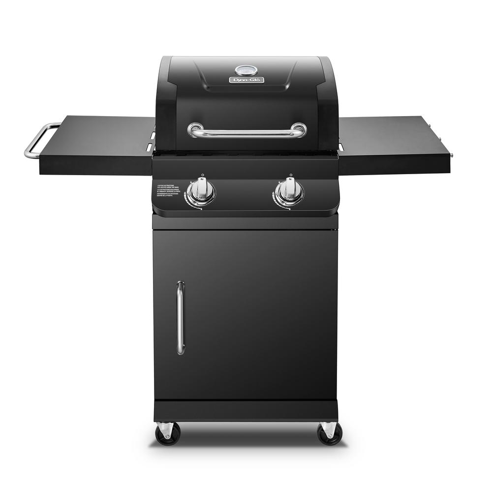 Dyna-Glo Premier 2-Burner Propane Gas Grill In Black With à Home Depot Gas Grill