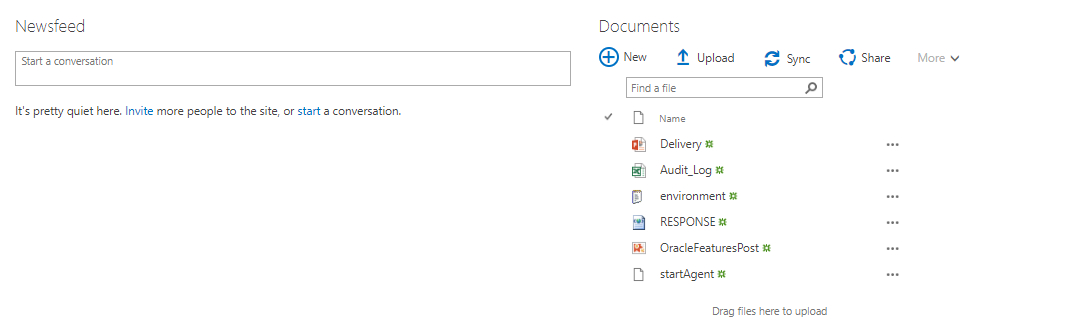 Integration Between Ftp - Sharepoint (Upload Documents tout Oracle To Sharepoint