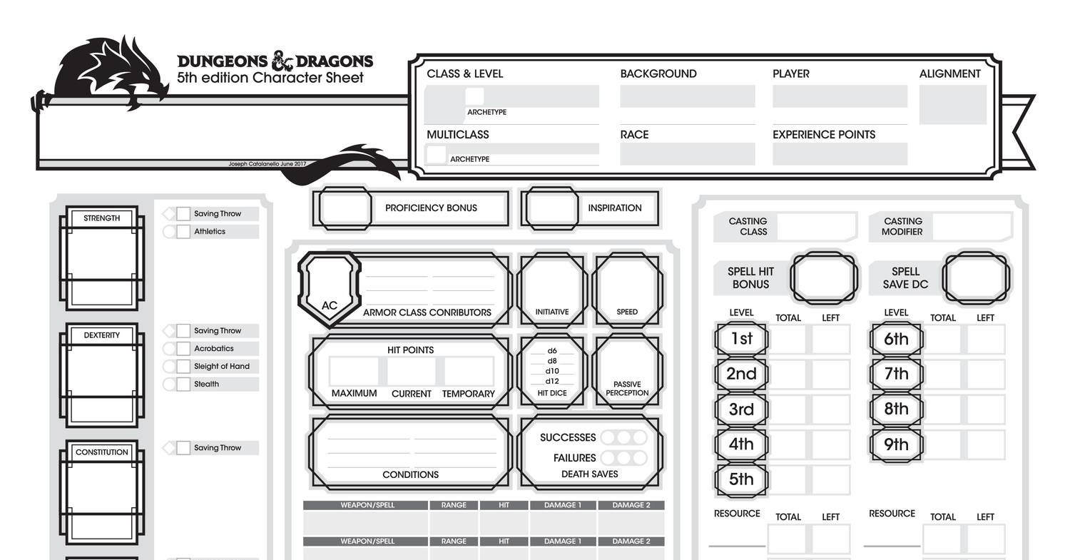 Jocat D&amp;amp;D 5E Character Sheet.pdf | Docdroid avec D&amp;amp;amp;D 5E Character Sheet Pdf Download