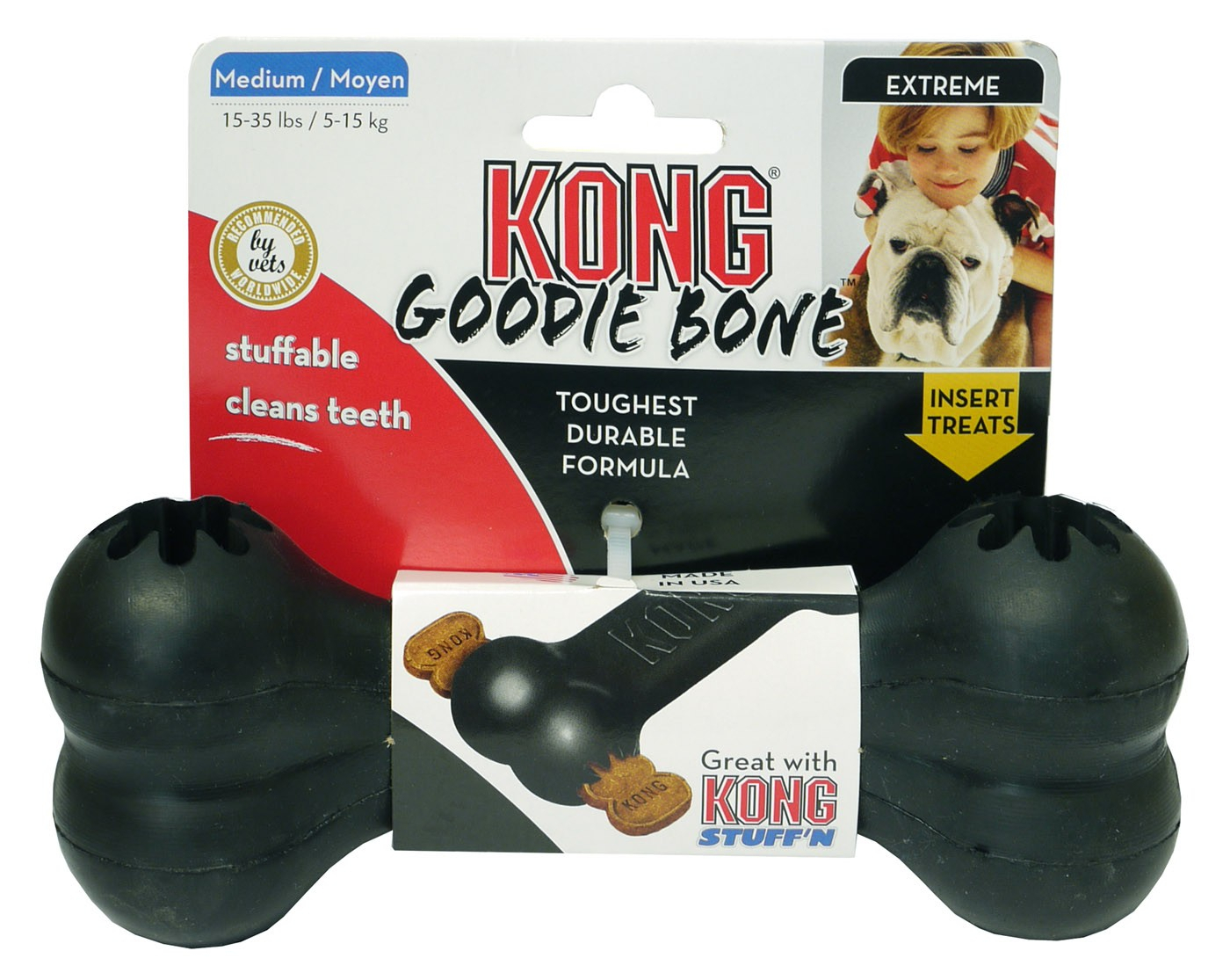 Kong Extreme Goodie Bone Voor De Hond Goedkoop destiné Kong Vullen