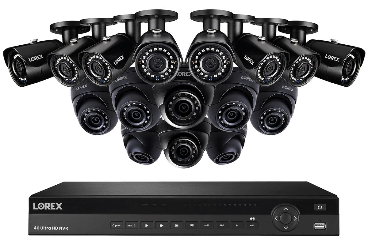 Lorex Hdip1688Dw 2K Ip Security Camera System With 16 pour Lorex Security Cameras