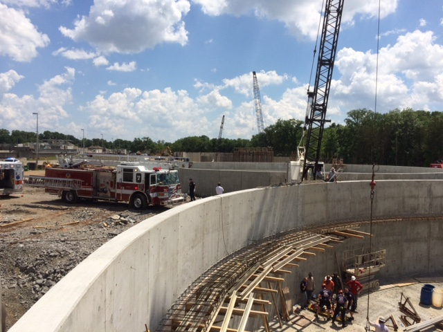 Murfreesboro Fire Dept. Rescues Patient From A Concrete tout Concrete Contractors Murfreesboro Tn