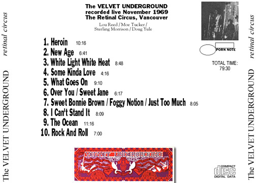 Music Art Vcl: The Velvet Underground - Retinal Circus 06 intérieur The Velvet Underground Rar