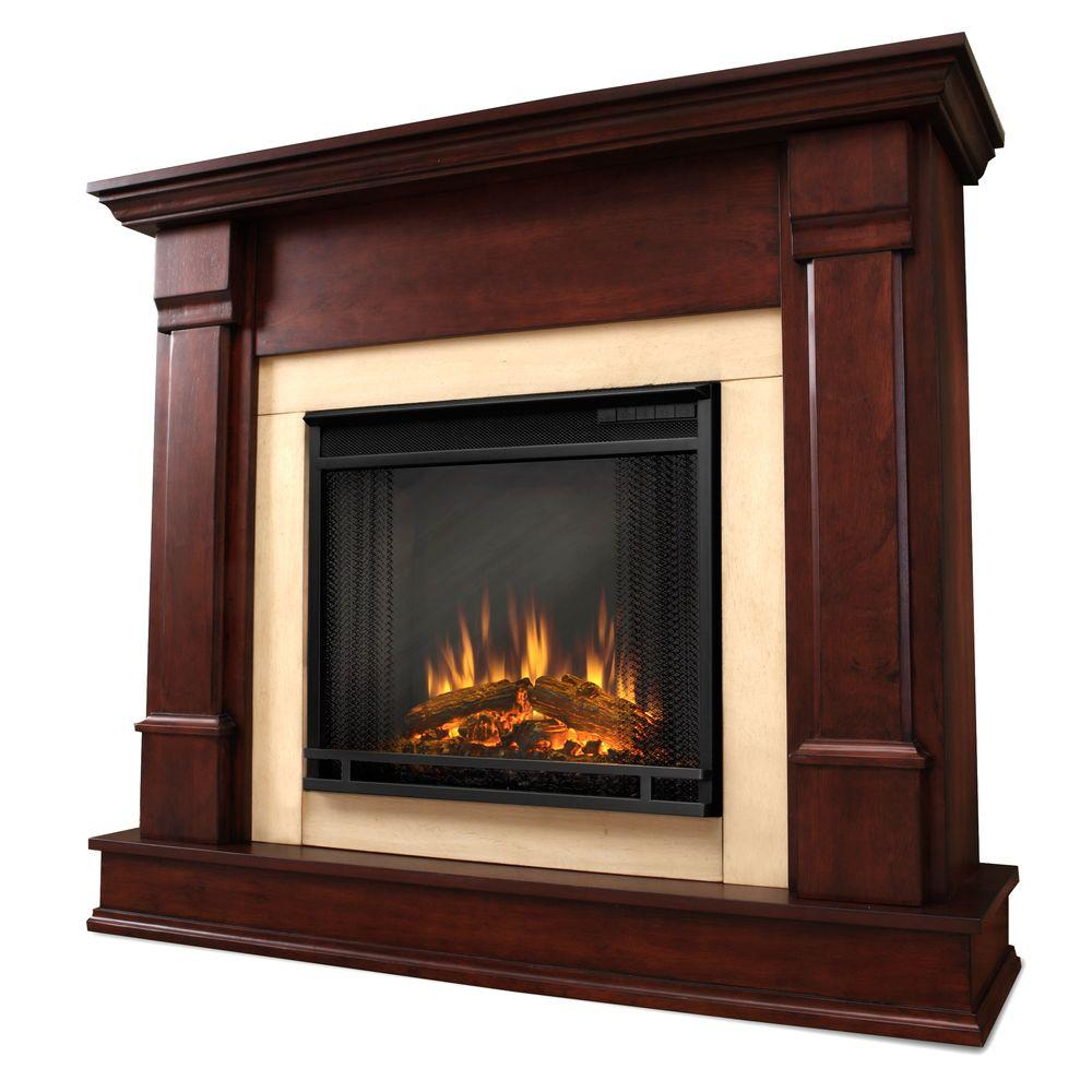 Real Flame Silverton 48 In. Electric Fireplace In Dark avec Real Flame Electric Fireplace