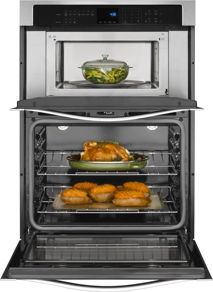 Woc54Ec0As | Whirlpool 30" Microwave Combination Wall Oven dedans Whirlpool Wall Oven